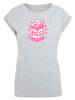 F4NT4STIC T-Shirt Internationaler Frauentag: Girl-Power-Design in grau meliert