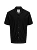 Only&Sons Kurzarmhemd 'Kari' in schwarz