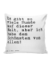 Mr. & Mrs. Panda Kissen 40x40 Es gibt so viele... mit Spruch in Weiß