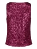 Vera Mont Pailletten-Top ohne Arm in Sweet Berry