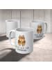 Mr. & Mrs. Panda Tasse Bär Kommunion mit Spruch in Weiß