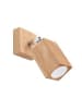 Nice Lamps Wandleuchte SONA Eiche holz (L)8cm (B)19cm (H)17cm