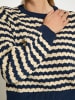 DESIRES Pullover in NAVY STRIPE