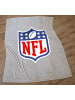 Herding Flauschdecke 150x200cm NFL American Football in Grau
