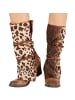 tectake Freches Shirt mit Leopardenmuster, braun gemischt