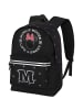 Disney Rucksack Minnie Mouse Symbol-Silver HS in schwarz