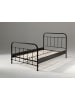 58 aufm Kessel METALLBETT Karlyn 210x111x129 aus Metall in Schwarz