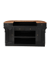Signature Tresen ESTAMINET in Schwarz - (W) 200  x (H) 110  x (L) 60  cm