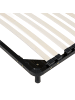 Beliani Freistehender Lattenrost COMBOURG in Schwarz - (W) 160 x (H) 18 x (L) 200 cm