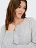 JDY Strickjacke in Light Grey Melange