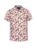 Le Temps des Cerises Kurzarm-Hemd CHEMISE HOMME POSTIR (MC) / SHIRT MAN POSTIR (SHORT SLEEVE) in pink