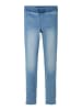 name it Jeggings in light blue denim