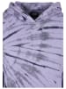 Urban Classics Urban Classics Damen Ladies Oversized Tie Dye Hoody Dress in black/lavender