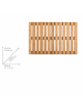 Wenko Baderost Indoor & Outdoor Bambus, 40 x 60 cm, Baderost Mod. Indoor & Outdoor Bambus, 40 x 60 cm in natur