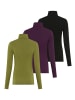 Laura Scott Longsleeve in schwarz + brdx + grün