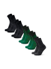 DANISH ENDURANCE Socken Merino Hiking Light in green/black/grey
