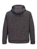 First B First B Hr.Strickfleecejacke Clint in anthrazit melange