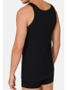 Schiesser Unterhemd / Tanktop 95/5 Cotton in Schwarz