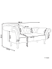 Beliani Chaiselongue LATTES in Grün - (W) 188 x (H) 87 x (L) 59 cm linksseitig