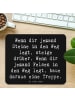 Mr. & Mrs. Panda Mauspad Spruch Stolpersteine im Alltag meistern... in Schwarz