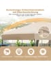 COSTWAY Pavillon 3x3 m in Beige