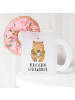 Mr. & Mrs. Panda Tasse Glas Bär Baby mit Spruch in Transparent