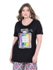 MIAMODA Shirt in schwarz