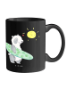 Mr. & Mrs. Panda Tasse Sommer Wellen Surf mit Spruch in Schwarz