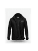 PAULGOS Herren Regenjacke Funktionsjacke in Schwarz