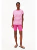 armedangels T-Shirt Idaara Stripes in weiß pink