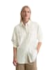 Marc O'Polo Feincord-Bluse relaxed in white cotton