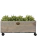 Esschert Design 2er-Set: Blumenkasten in braun