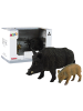 Wisam 2er-Set Wildschwein mit Jungtier Serie Waldtiere