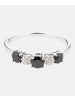 Diamant L'éternel Ring aus 375 Weißgold mit Diamant mit Saphir