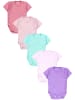 TupTam Unisex Baby Kurzarm Wickelbody 5er Pack in rosa