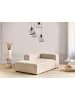 Beliani Chaiselongue ARDAL in Beige/Schwarz - (W) 119 x (H) 68 x (L) 180 cm rechtsseitig
