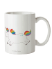 Mr. & Mrs. Panda Kindertasse Einhorn Happy ohne Spruch in Weiß