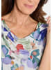 GOLDNER Jerseyshirt Cityshirt mit floralem Print in bunt / gemustert