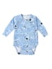 TupTam Jungen Baby Body Langarm 5er Pack in beige/blau