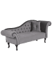 Beliani Chaiselongue LATTES in Grau - (W) 188 x (H) 87 x (L) 59 cm rechtsseitig