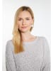 usha WHITE LABEL Damen Strickpullover in Grau