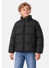 name it Jacke Langarm Stehkragen Reißverschluss Unifarben in Schwarz