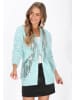 IZIA Women Cardigan in aqua