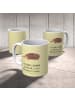 Mr. & Mrs. Panda Kindertasse Igel Herzen mit Spruch in Gelb Pastell