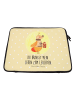 Mr. & Mrs. Panda Laptoptasche Glühwürmchen mit Spruch in Gelb Pastell