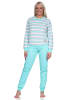 NORMANN Frottee Schlafanzug lang Pyjama - 75040 in mint