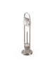 relaxdays WC Garnitur in Silber - (H)79 x Ø 22 cm