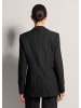 MADELEINE Eleganter, taillierter Blazer in schwarz / wollweiß