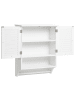 Beliani Badezimmerschrank SENGUER in Weiß - (W) 60 x (H) 75 x (L) 22 cm