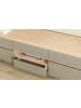 Furn.Design Wohnwand Salbei grün, Eiche, Wohnkombination 4-teilig 360 cm, Soft-Close